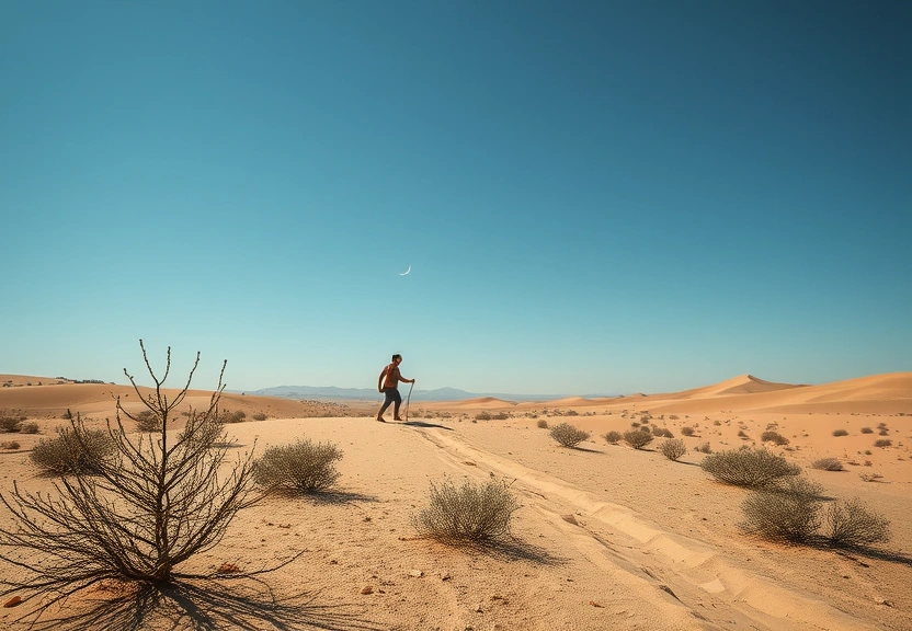 Representação visual: Deserto Espiritual: Castigo ou Processo de Crescimento?