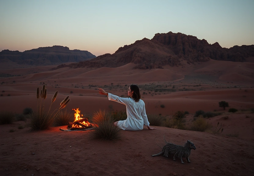 Representação visual: Deserto Espiritual: Quando a Dor Vira Propósito