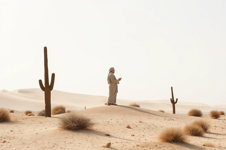 Conceitos visuais relacionados a Deserto Espiritual: Quando a Dor Vira Propósito