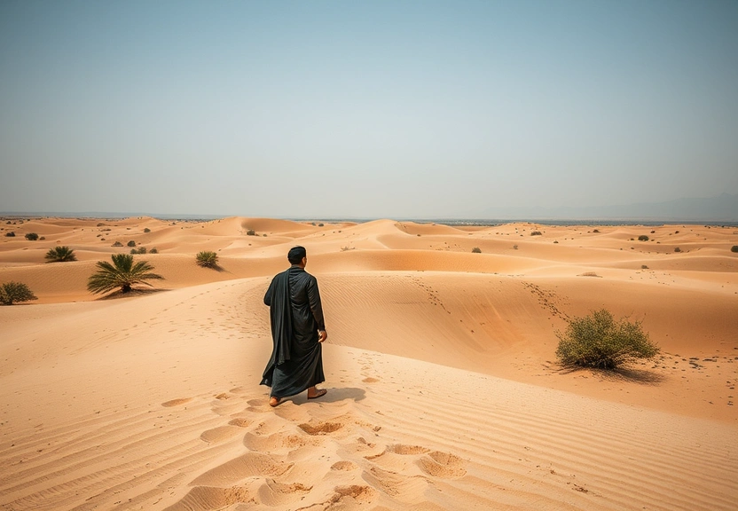 Representação visual: Deserto Espiritual: O Lugar Onde a Fé é Refinada