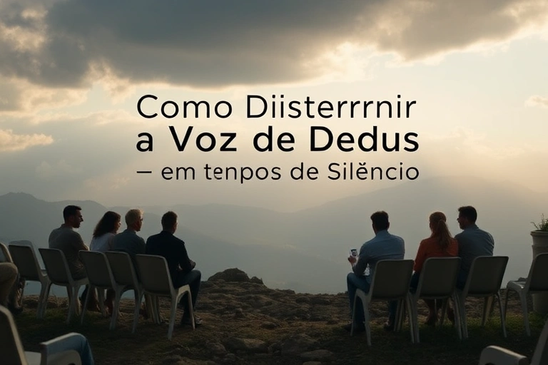 Conceitos visuais relacionados a Como Discernir a Voz de Deus em Tempos de Silêncio
