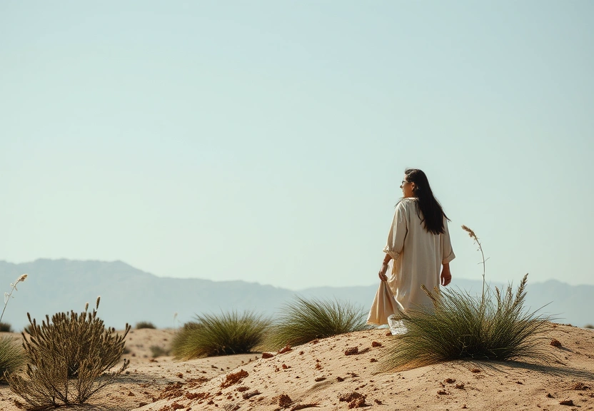 Representação visual: O Perigo de Tomar Decisões no Meio do Deserto Espiritual