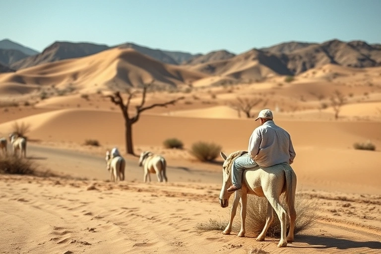Conceitos visuais relacionados a O Perigo de Tomar Decisões no Meio do Deserto Espiritual