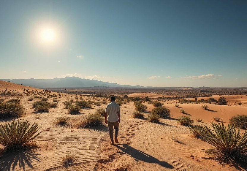 Representação visual: Deserto Espiritual e Solidão: Onde Está Deus Nesse Momento?