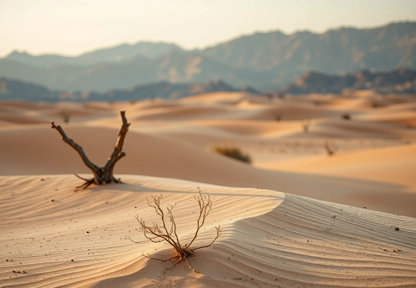 Representação visual: O Deserto Espiritual Não é o Fim, é o Começo de Algo Novo